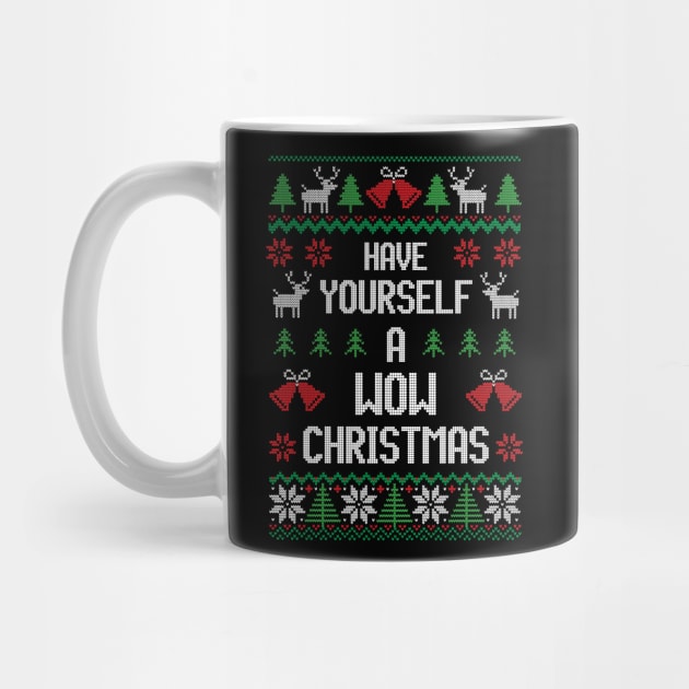 Have Yourself Wow Christmas - Festive Introvert by Ugly Christmas Sweater Gift